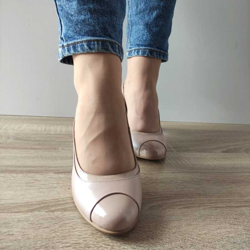 PANTOFI ELEGANTI DAMA ANTONIO 736 GREJ - imagine 3