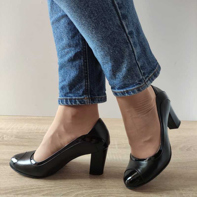 PANTOFI ELEGANTI DAMA ANTONIO 736 NEGRI - imagine 3
