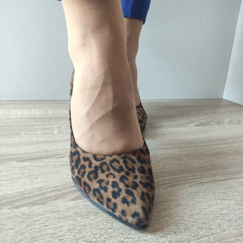 PANTOFI ELEGANTI DAMA ANTONO 3527 LEOPARD - imagine 3