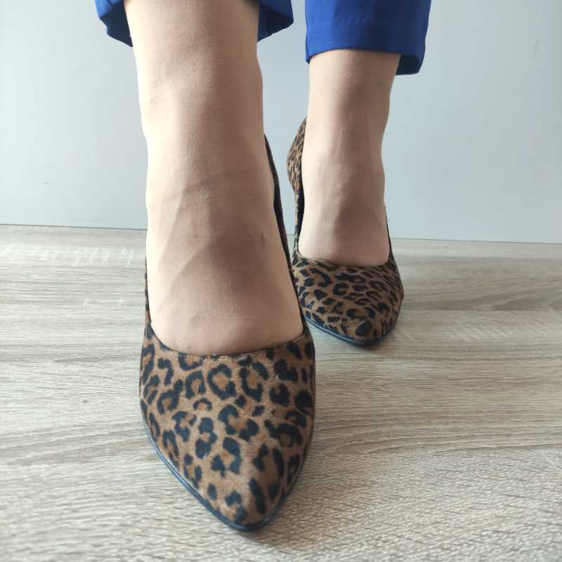 PANTOFI ELEGANTI DAMA ANTONO 3527 LEOPARD - imagine 4