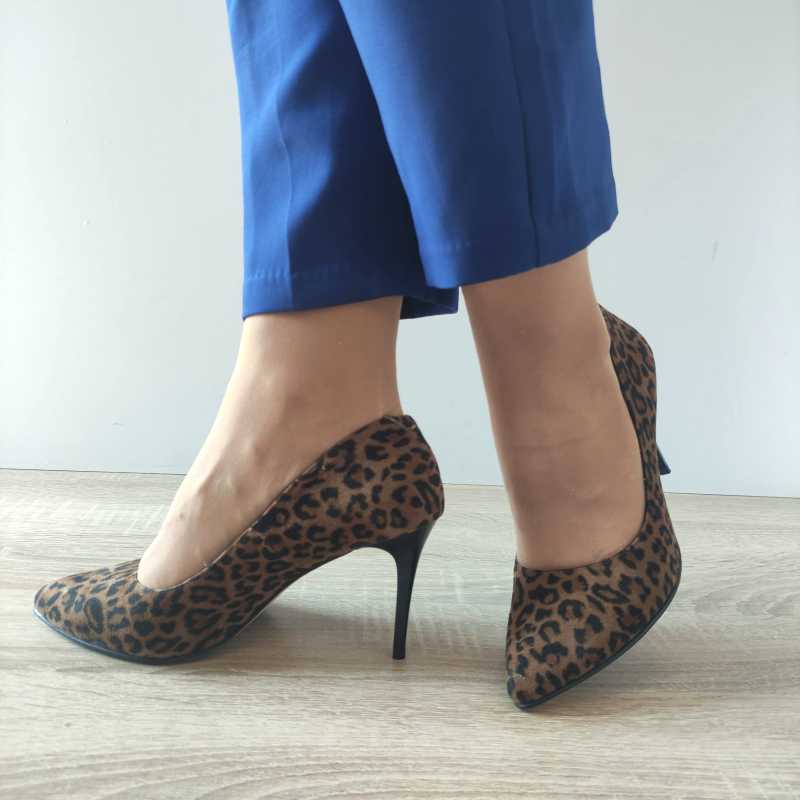 PANTOFI ELEGANTI DAMA ANTONO 3527 LEOPARD - imagine 2