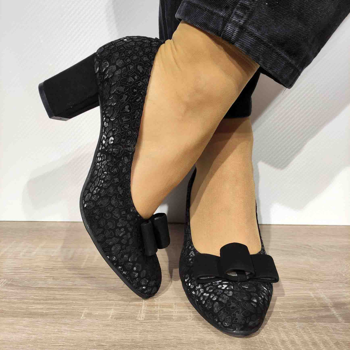 PANTOFI ELEGANTI DAMA BRATEX 0244 NEGRI - imagine 3