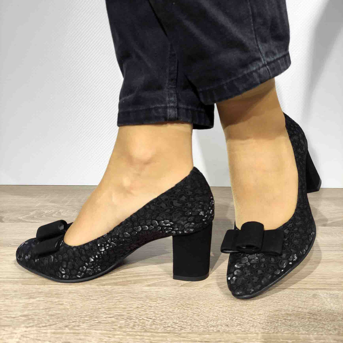 PANTOFI ELEGANTI DAMA BRATEX 0244 NEGRI - imagine 5