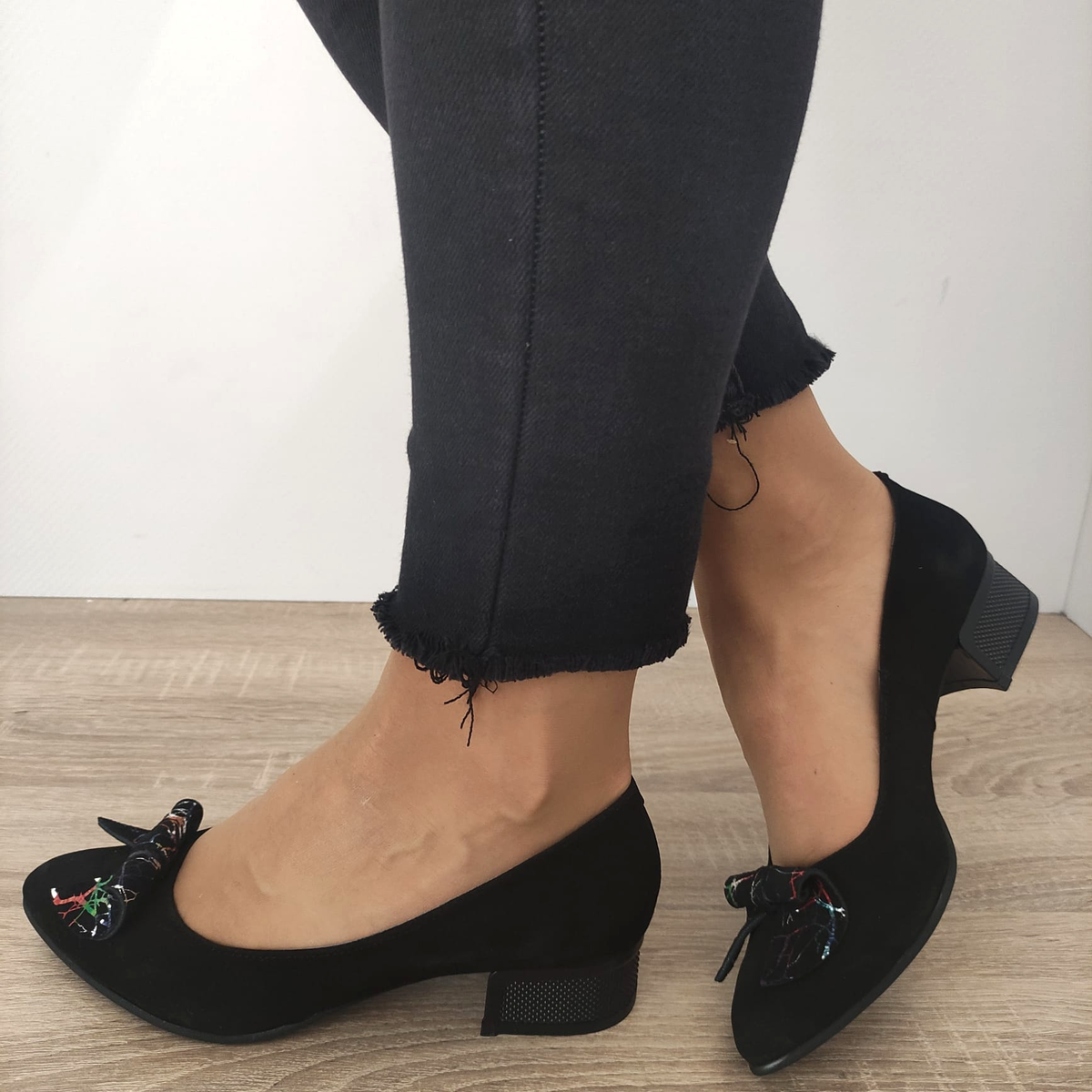 PANTOFI ELEGANTI DAMA BRATEX 055 NEGRI - imagine 2