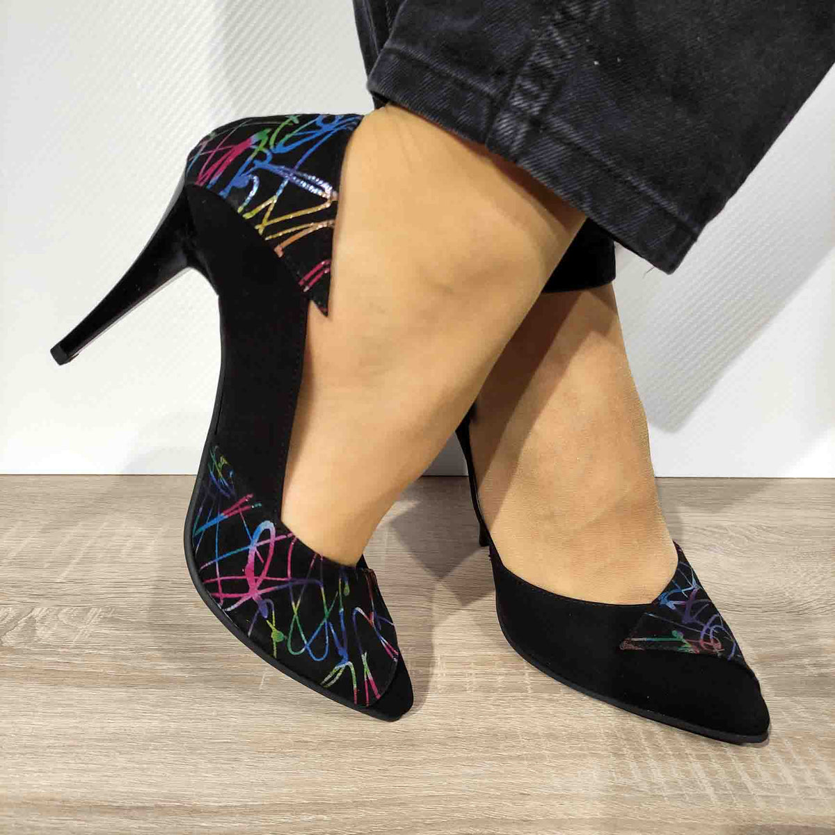 PANTOFI ELEGANTI DAMA BRATEX 598 NEGRI - imagine 3