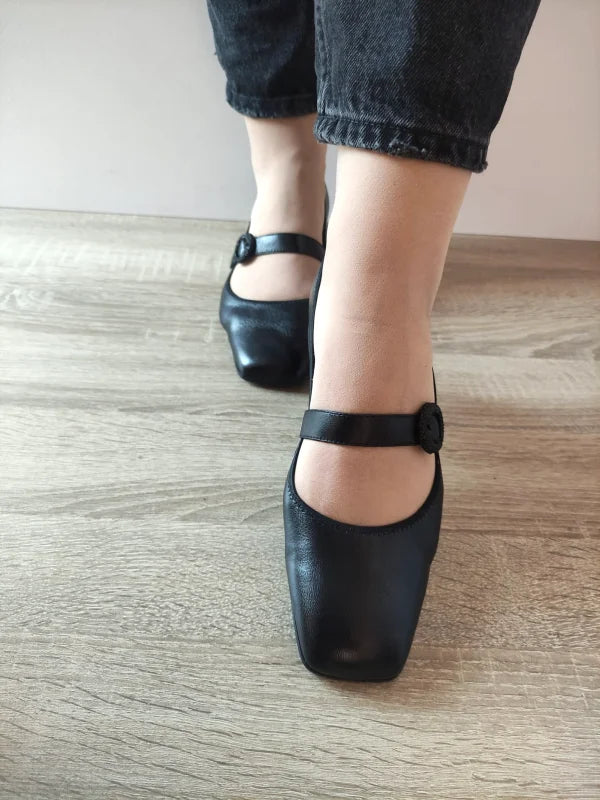PANTOFI ELEGANTI DAMA CAPRICE 22100-45 NEGRI - imagine 3