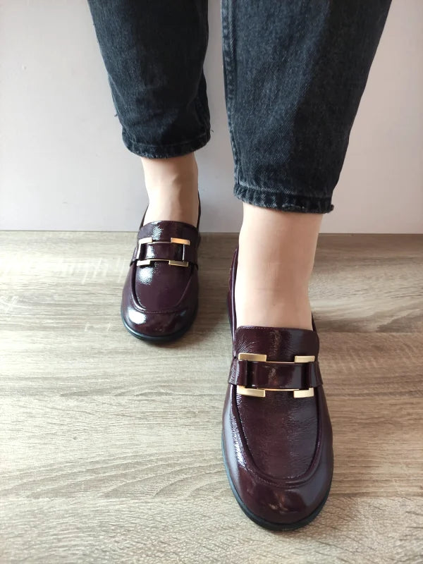 PANTOFI ELEGANTI DAMA CAPRICE 24303-45 BORDO LAC - imagine 3