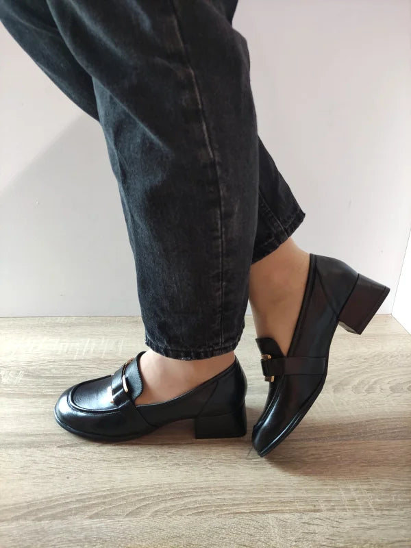 PANTOFI ELEGANTI DAMA CAPRICE 24303-45 NEGRI - imagine 2