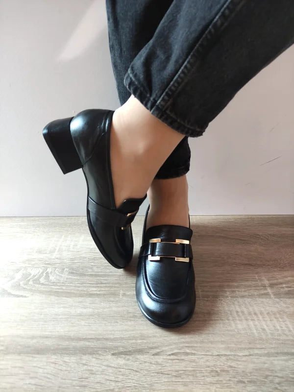 PANTOFI ELEGANTI DAMA CAPRICE 24303-45 NEGRI - imagine 3