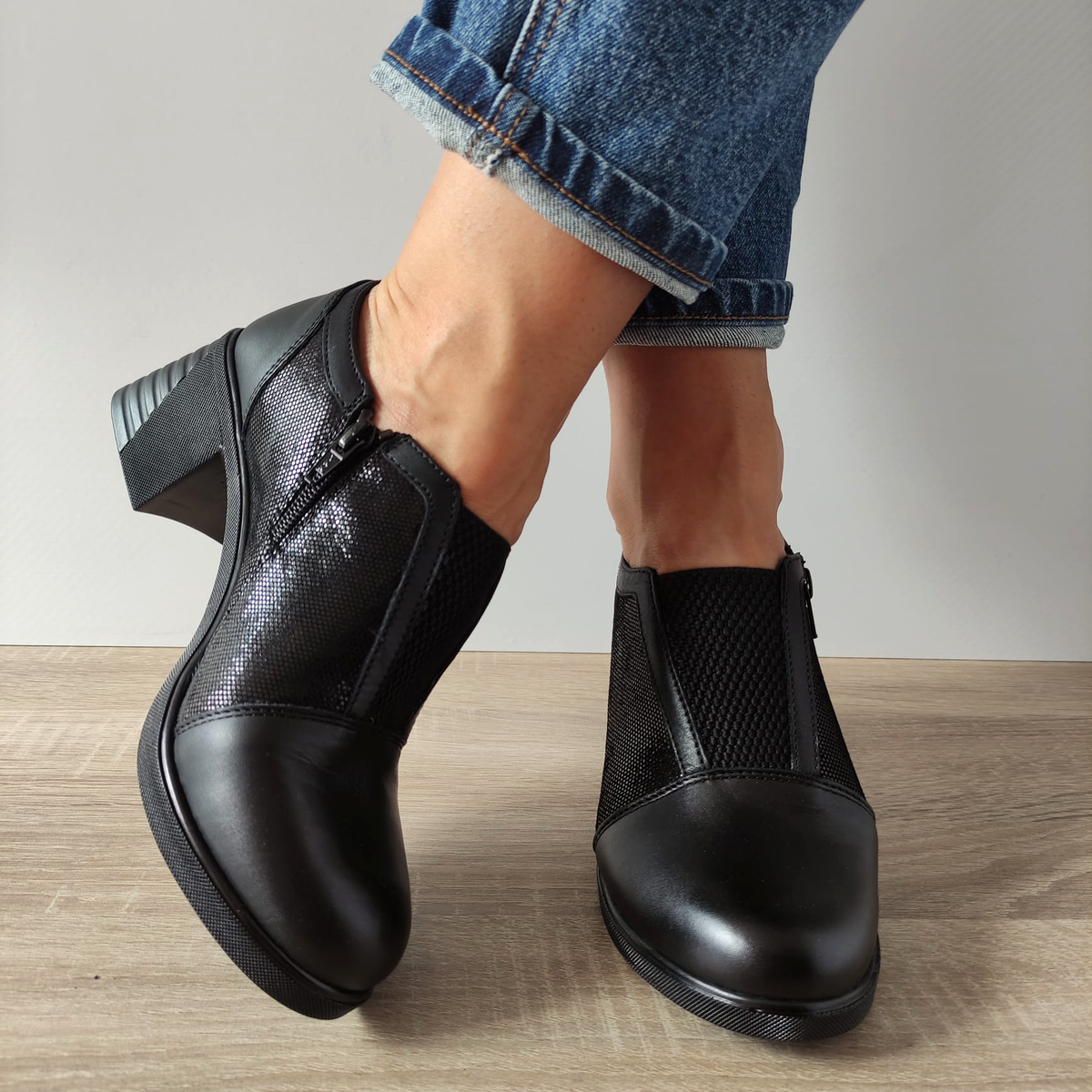 PANTOFI ELEGANTI DAMA COBRA 67 NEGRI - imagine 4