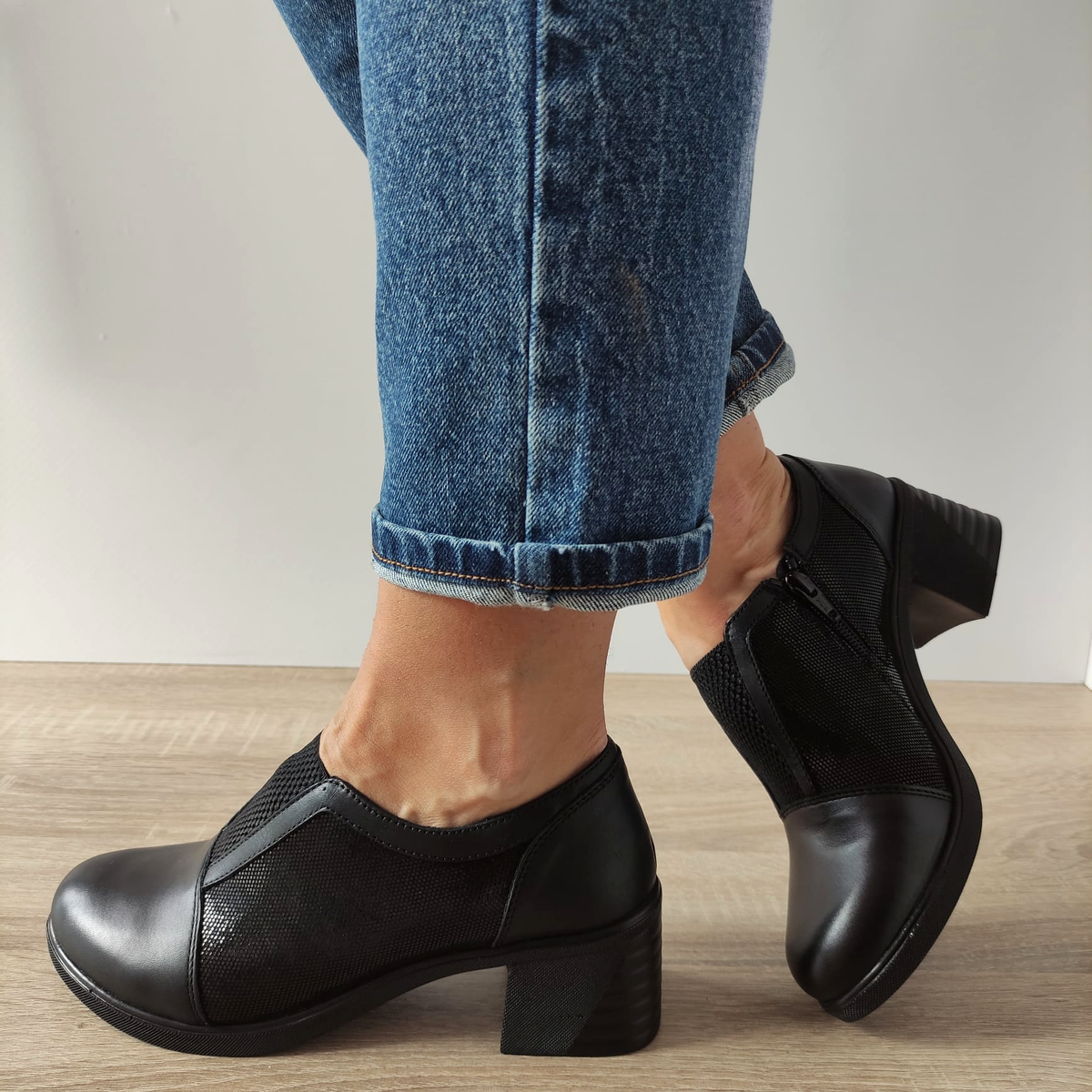 PANTOFI ELEGANTI DAMA COBRA 67 NEGRI - imagine 2
