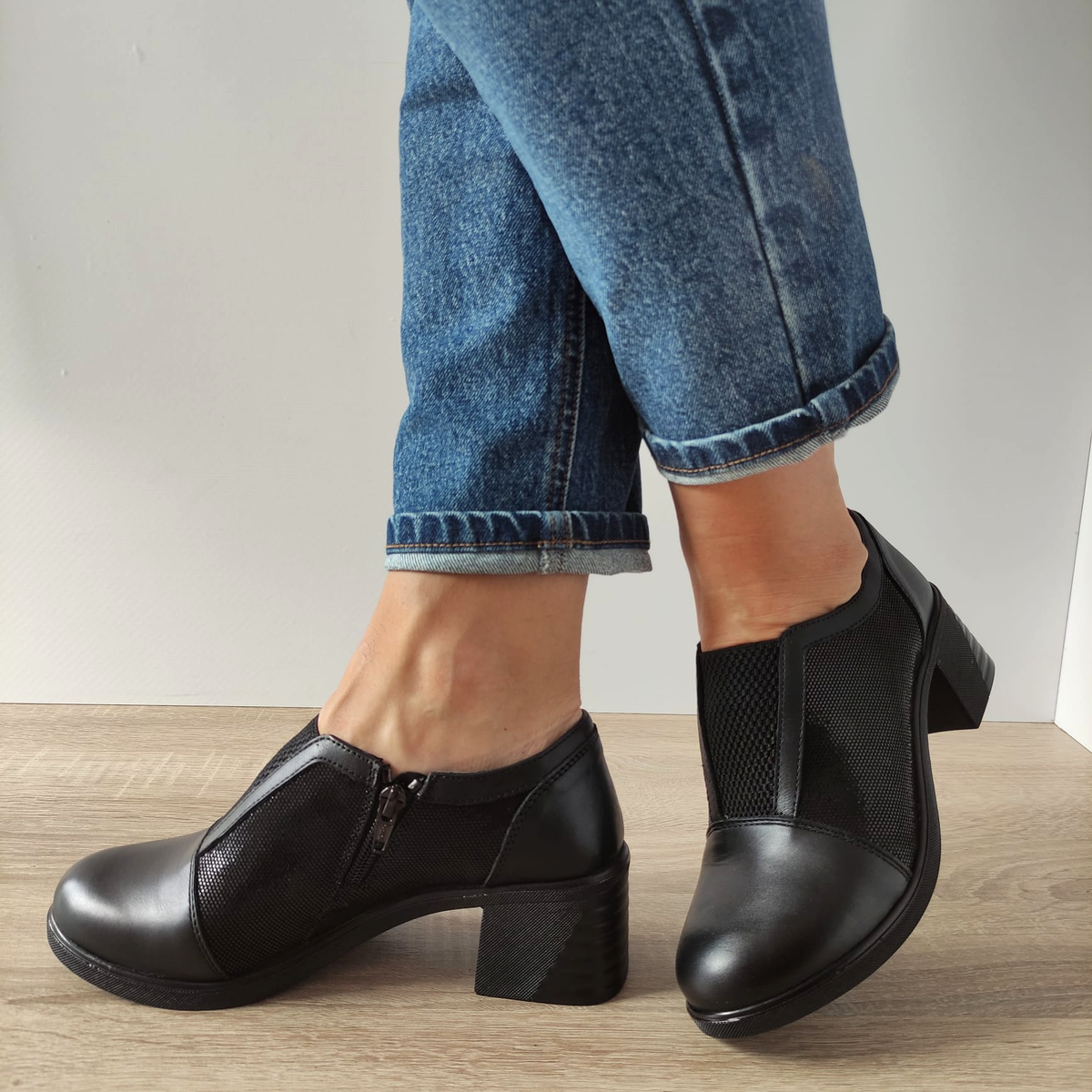 PANTOFI ELEGANTI DAMA COBRA 67 NEGRI - imagine 3