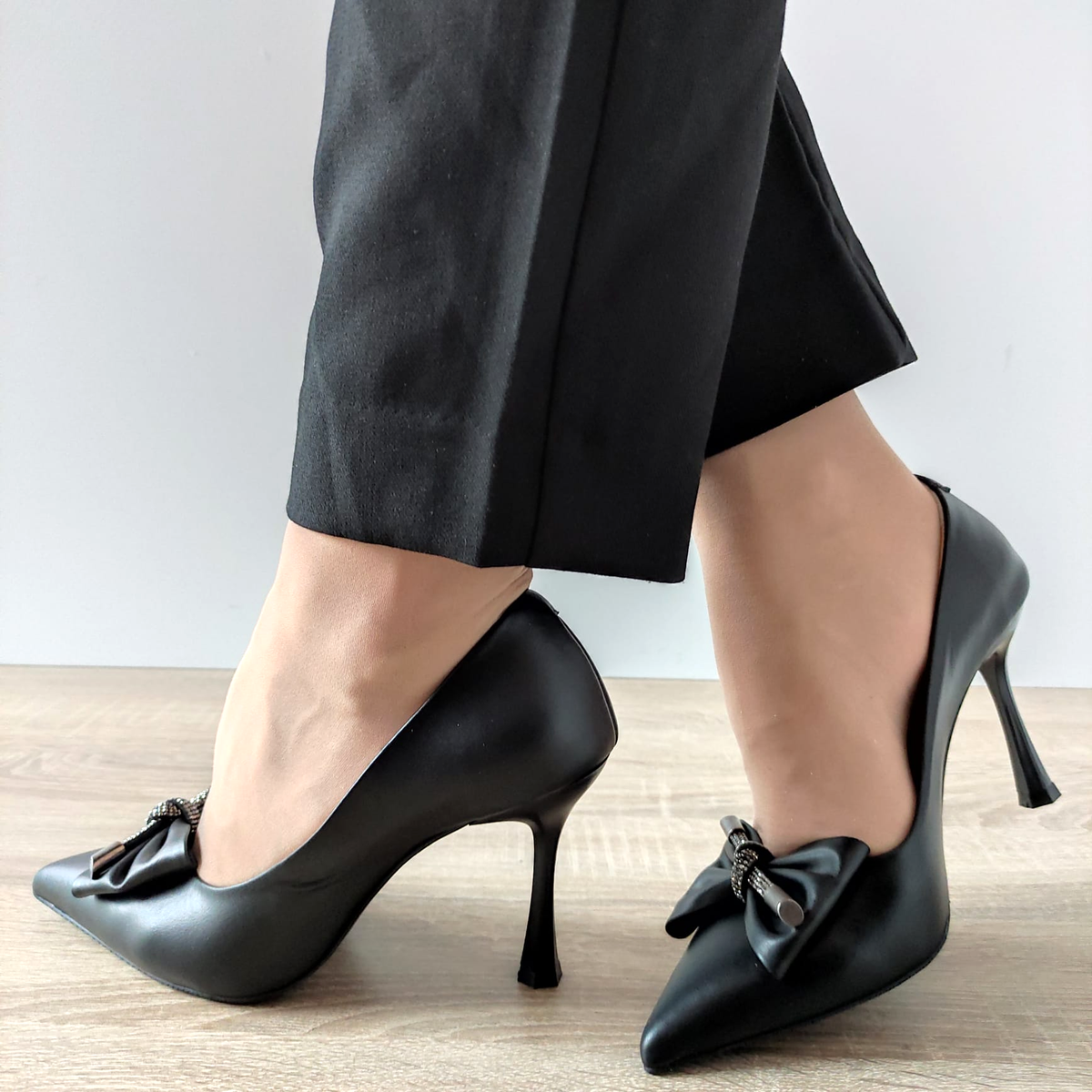 PANTOFI ELEGANTI DAMA DOGATI 049-781 NEGRI - imagine 2
