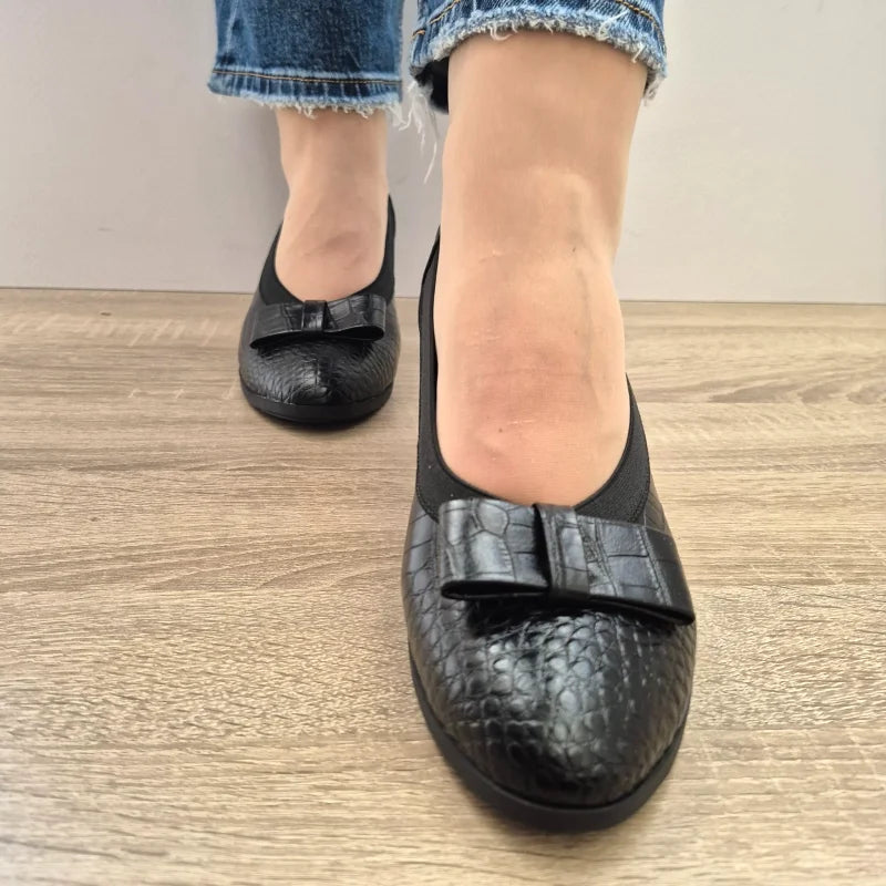 PANTOFI ELEGANTI DAMA EPICA 70008A 01-O NEGRI CROCO