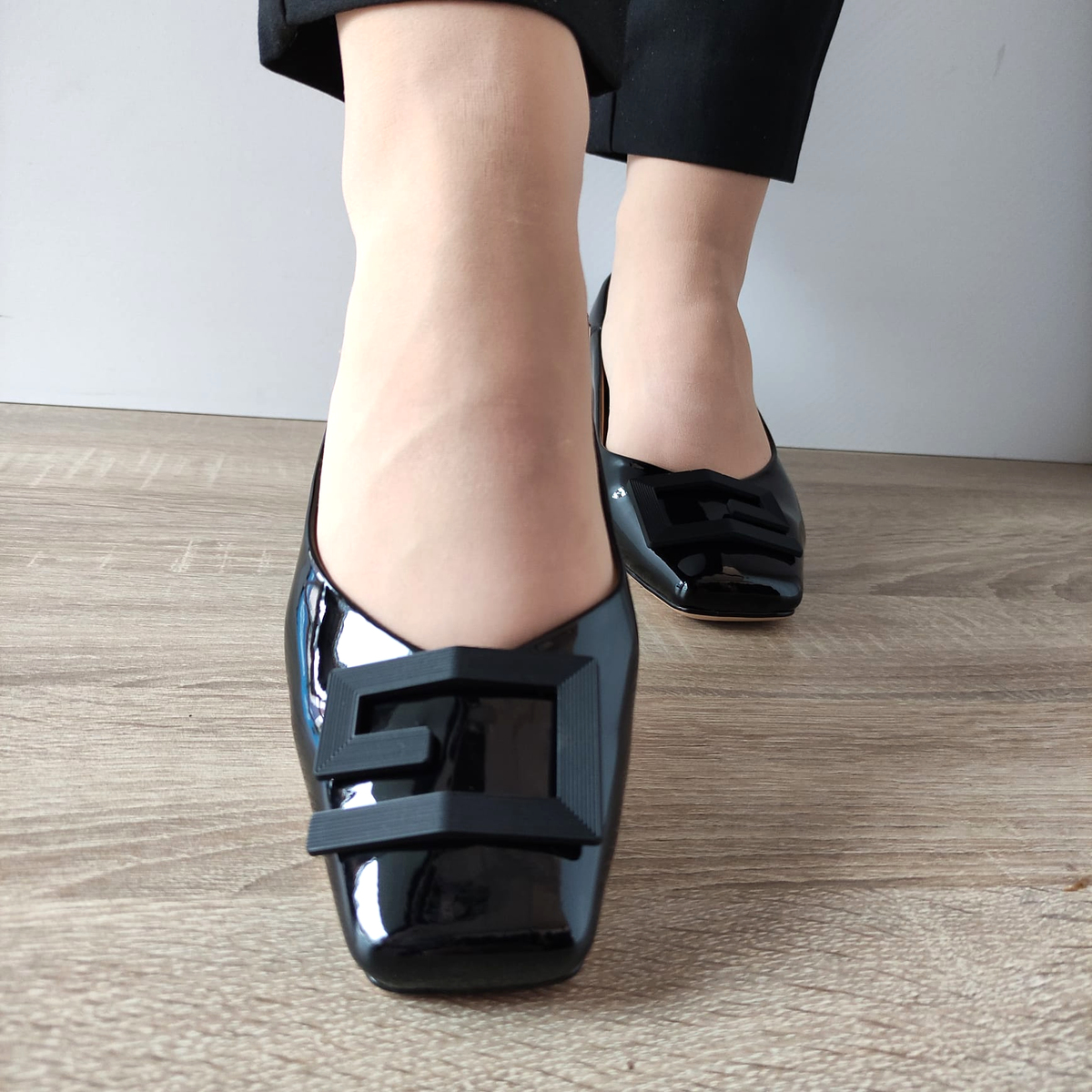 PANTOFI ELEGANTI DAMA FORMAZIONE 1011-1062 NEGRI LAC - imagine 5