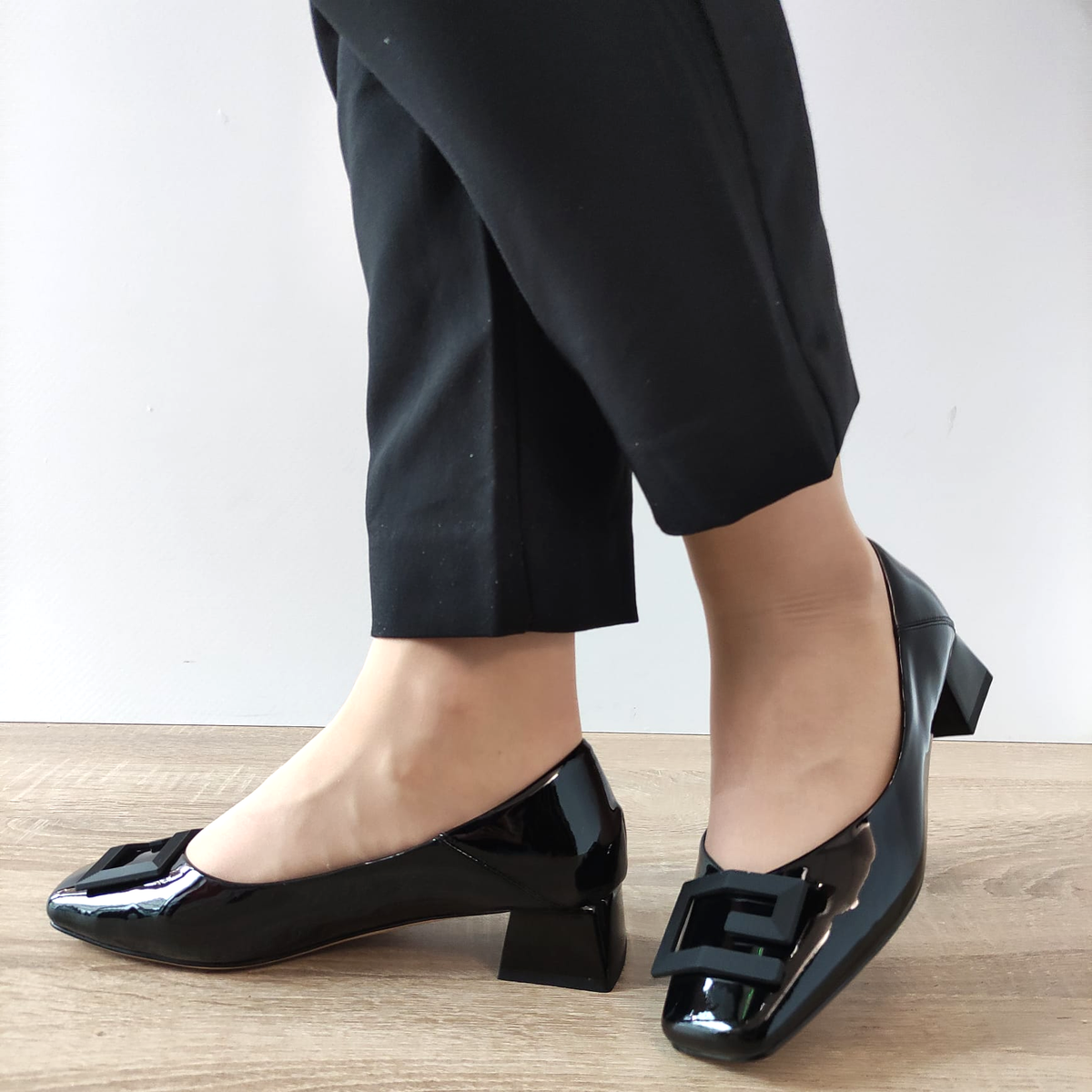 PANTOFI ELEGANTI DAMA FORMAZIONE 1011-1062 NEGRI LAC - imagine 3
