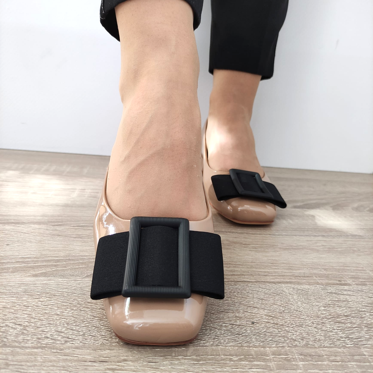 PANTOFI ELEGANTI DAMA FORMAZIONE 1035-1061 APRICOT LAC - imagine 5
