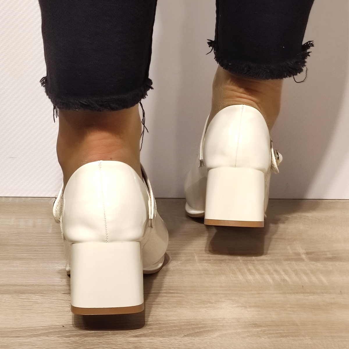 PANTOFI ELEGANTI DAMA FORMAZIONE 1136 CREM LAC - imagine 4