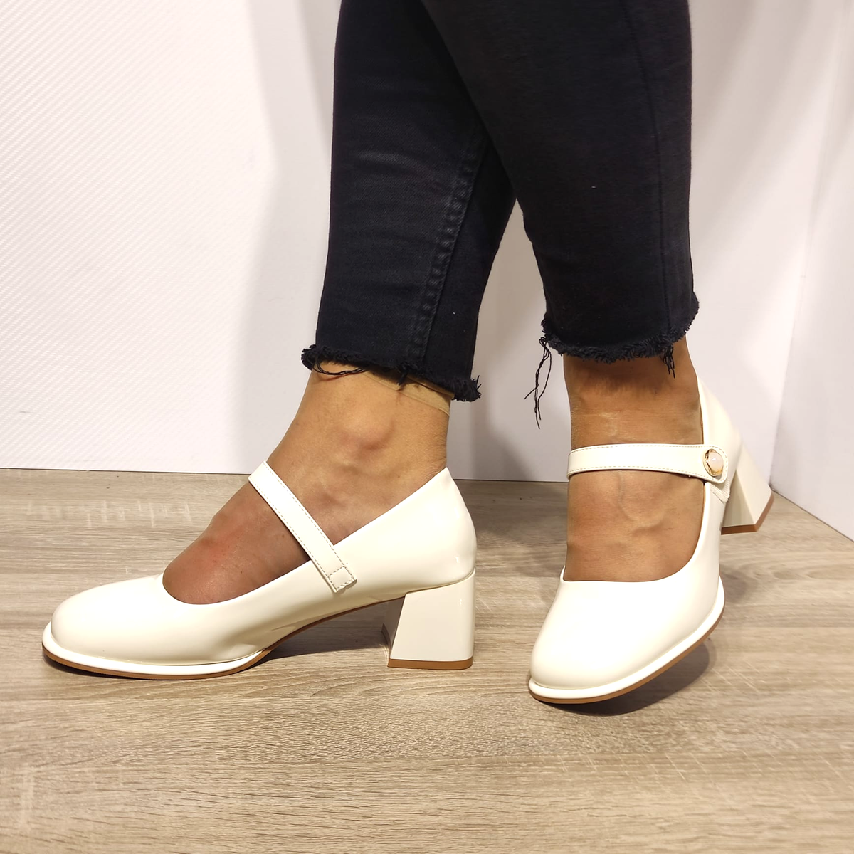 PANTOFI ELEGANTI DAMA FORMAZIONE 1136 CREM LAC - imagine 3