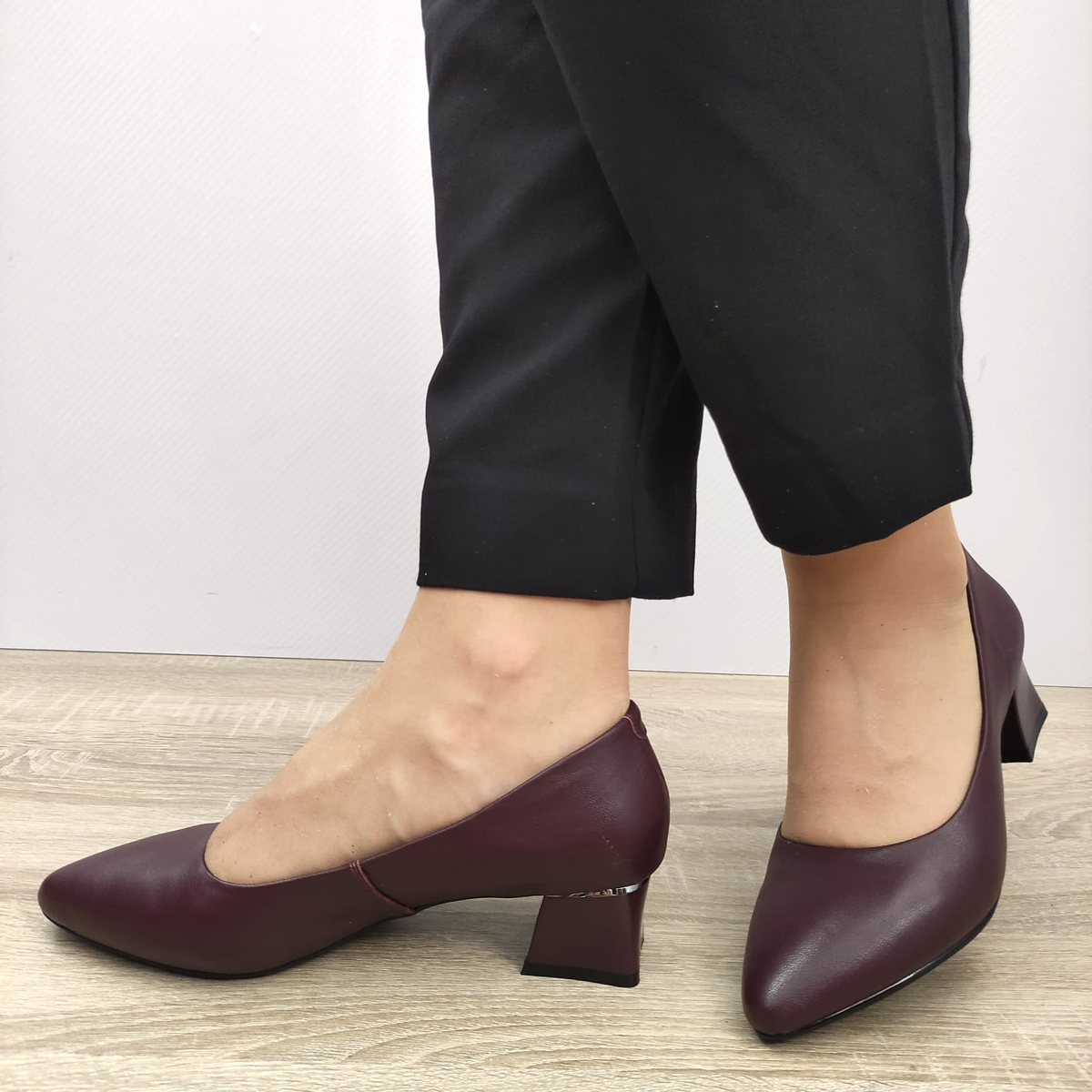 PANTOFI ELEGANTI DAMA FORMAZIONE 3028 BORDO - imagine 3