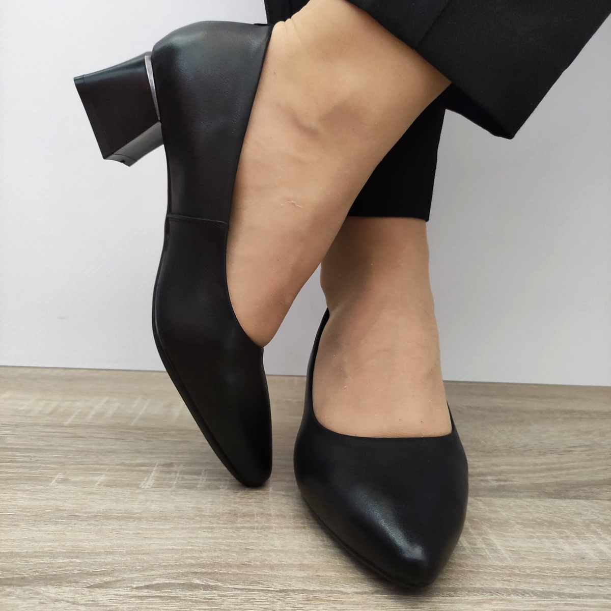 PANTOFI ELEGANTI DAMA FORMAZIONE 3028 NEGRI - imagine 4