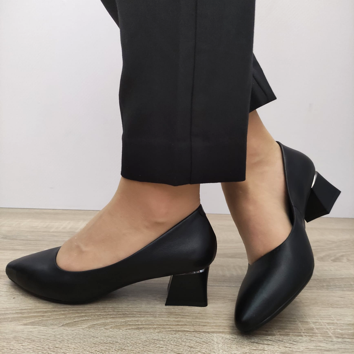 PANTOFI ELEGANTI DAMA FORMAZIONE 3028 NEGRI - imagine 2