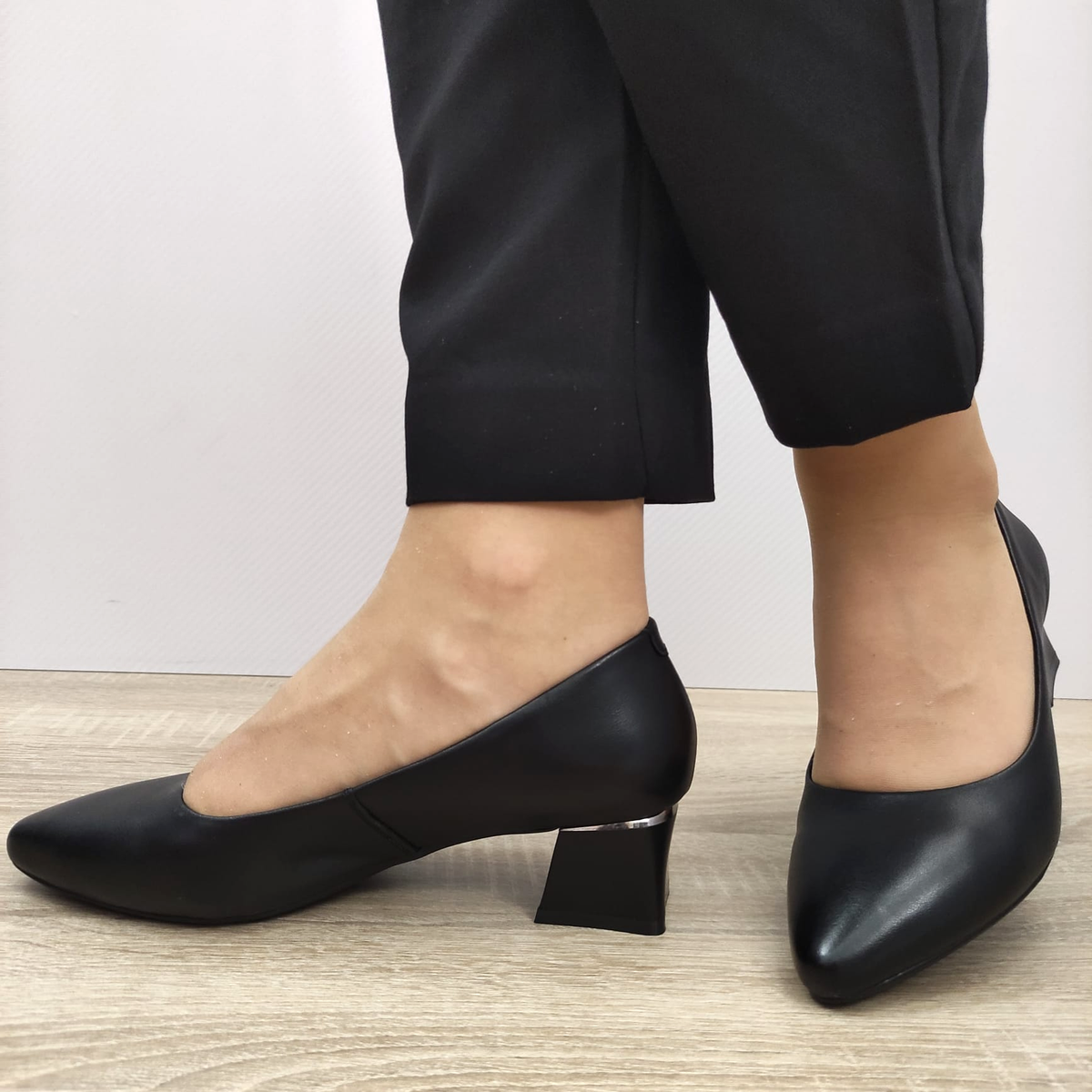PANTOFI ELEGANTI DAMA FORMAZIONE 3028 NEGRI - imagine 3