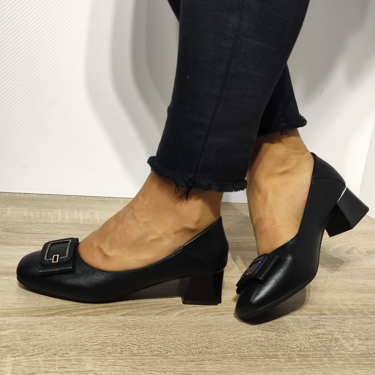 PANTOFI ELEGANTI DAMA FORMAZIONE 508-12 NEGRI - imagine 2