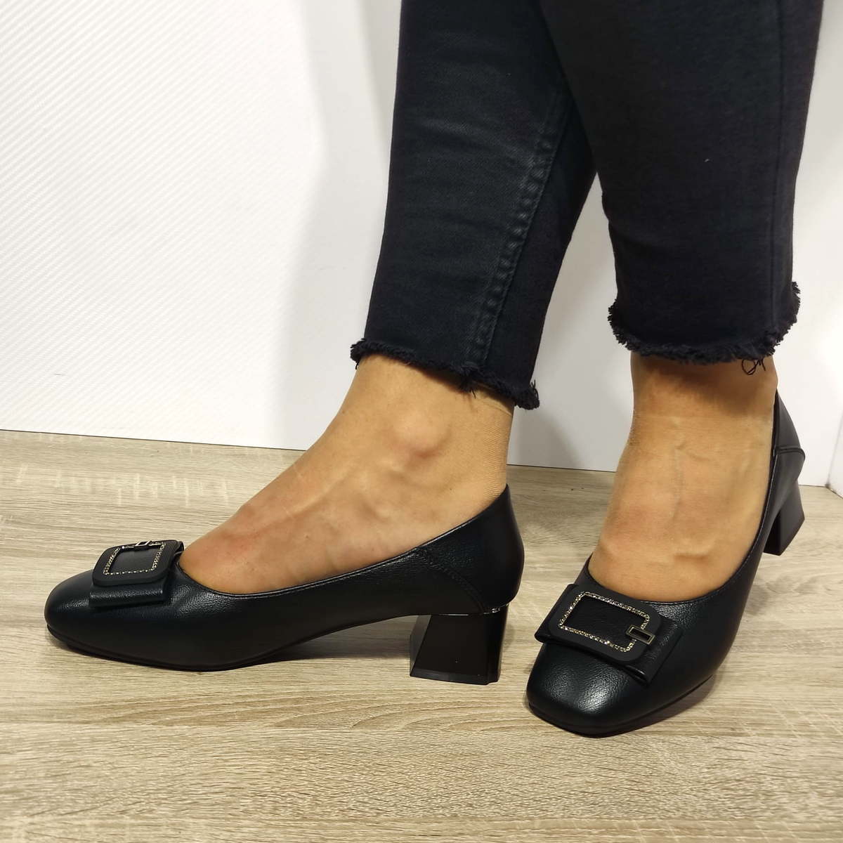 PANTOFI ELEGANTI DAMA FORMAZIONE 508-12 NEGRI - imagine 3