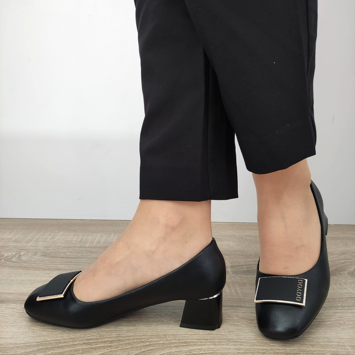 PANTOFI ELEGANTI DAMA FORMAZIONE 508-13 NEGRI - imagine 3