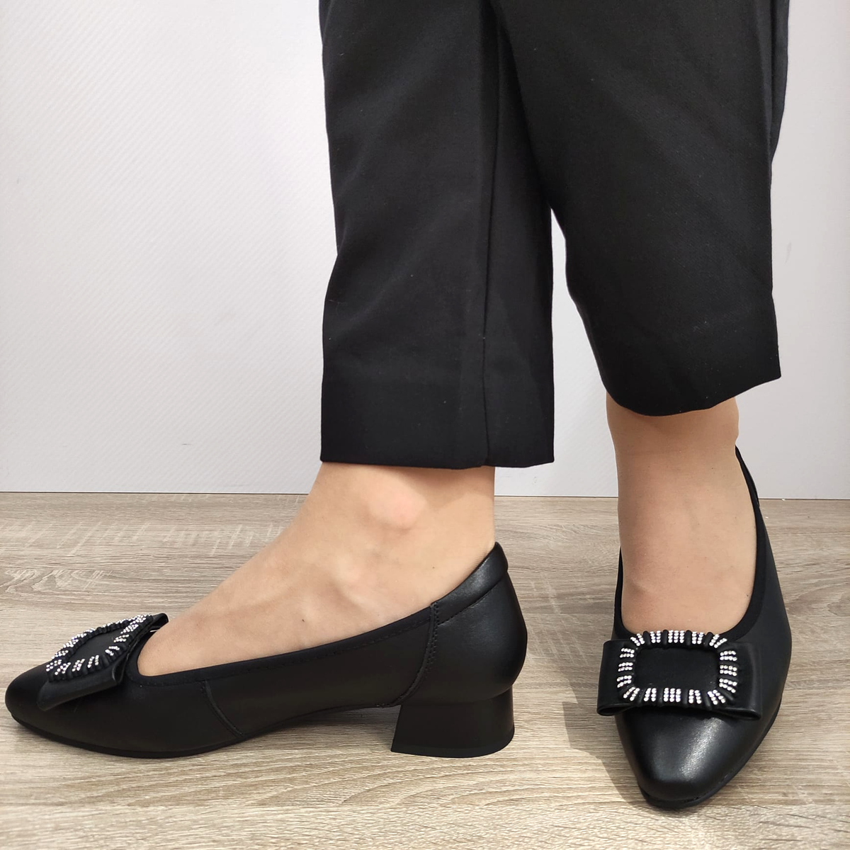 PANTOFI ELEGANTI DAMA FORMAZIONE 5598 NEGRI - imagine 3