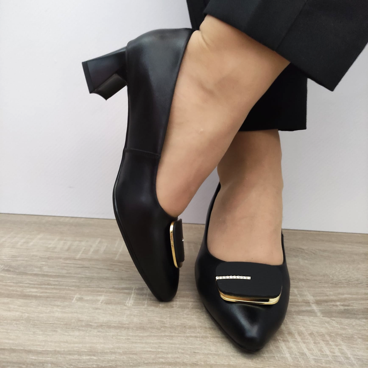 PANTOFI ELEGANTI DAMA FORMAZIONE 6166050 NEGRI - imagine 4