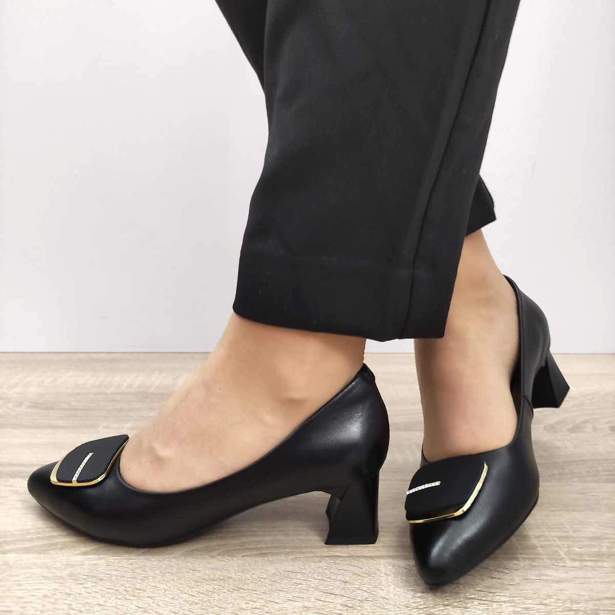 PANTOFI ELEGANTI DAMA FORMAZIONE 6166050 NEGRI - imagine 2