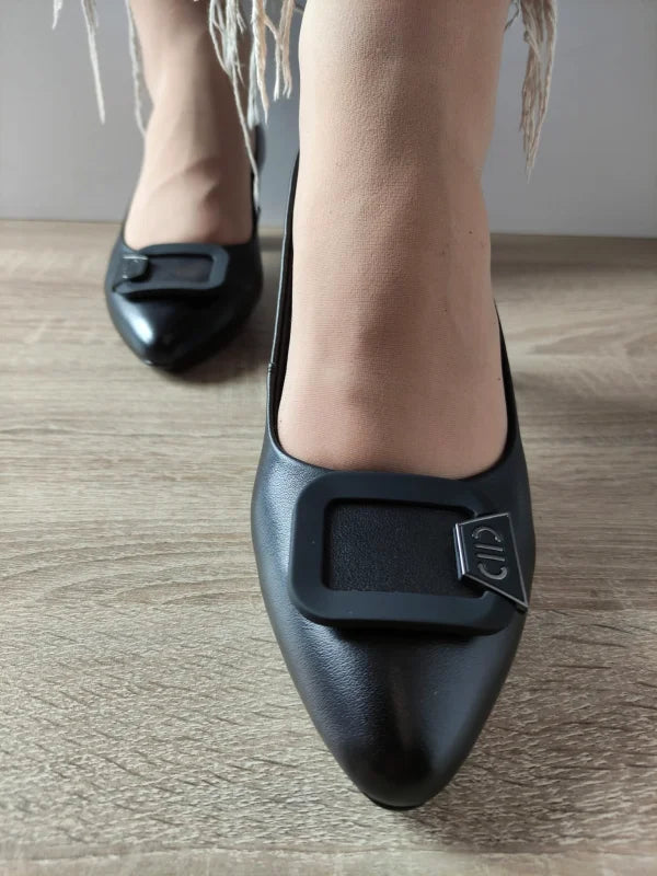 PANTOFI ELEGANTI DAMA FORMAZIONE 855-11 NEGRI - imagine 5