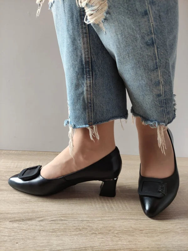 PANTOFI ELEGANTI DAMA FORMAZIONE 855-11 NEGRI - imagine 2