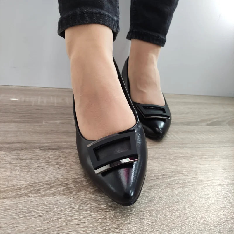 PANTOFI ELEGANTI DAMA FORMAZIONE 91158-10 NEGRI - imagine 4