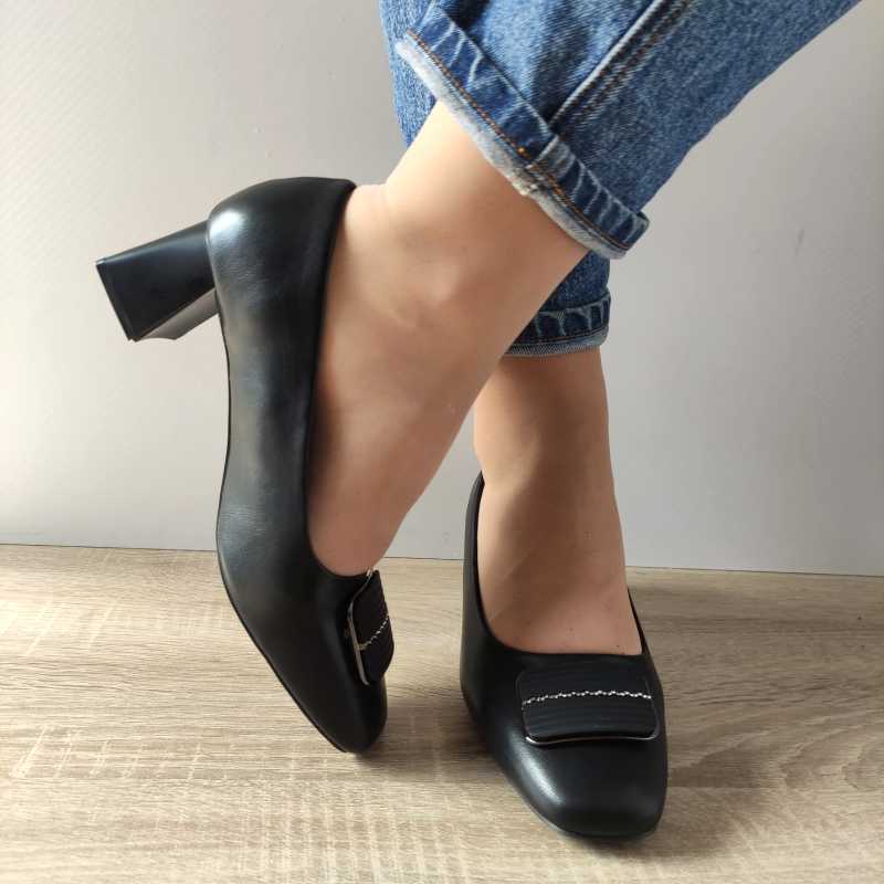 PANTOFI ELEGANTI DAMA FORMAZIONE TP2377-2 NEGRI - imagine 4