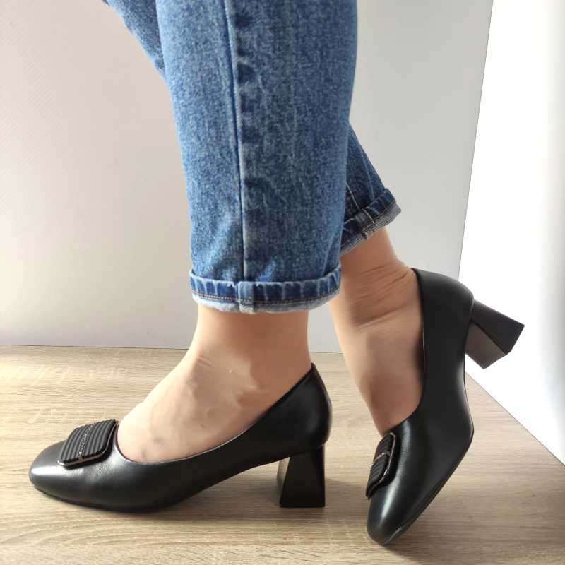 PANTOFI ELEGANTI DAMA FORMAZIONE TP2377-2 NEGRI - imagine 2