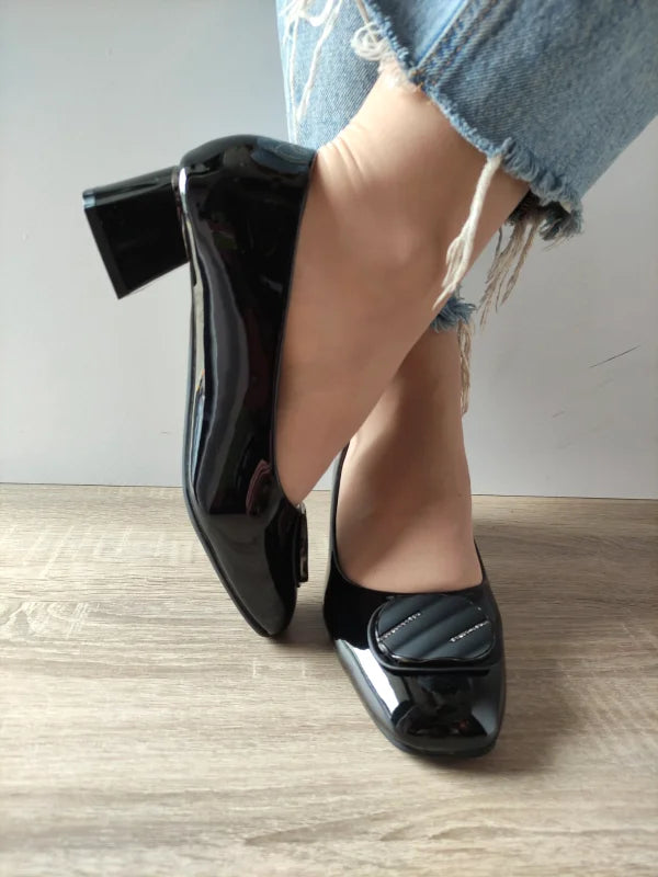 PANTOFI ELEGANTI DAMA FORMAZIONE TP508-25 NEGRI LAC - imagine 3