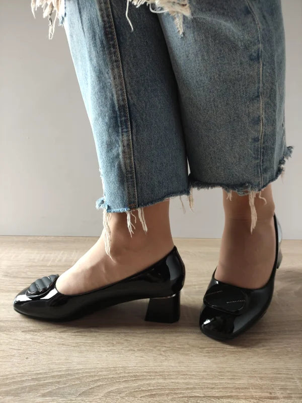 PANTOFI ELEGANTI DAMA FORMAZIONE TP508-25 NEGRI LAC - imagine 4