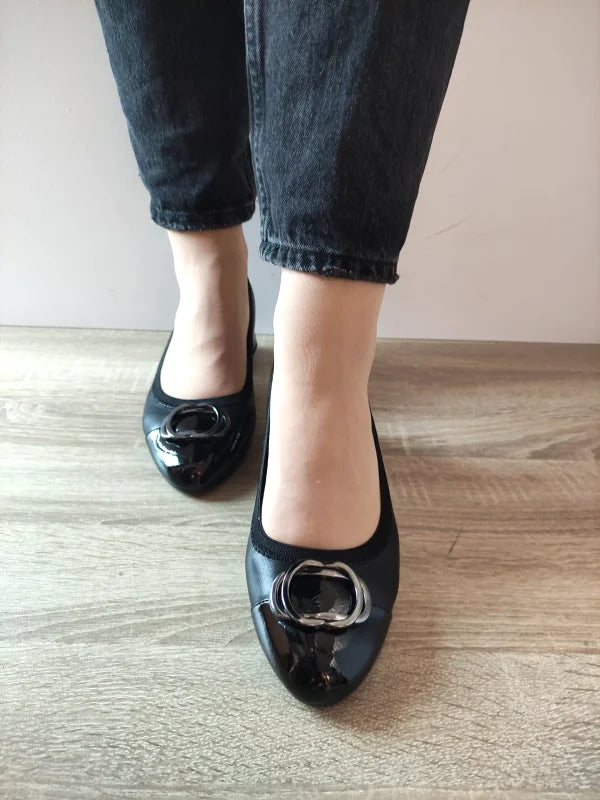 PANTOFI ELEGANTI DAMA MARCO TOZZI 22214-45 098 NEGRI LAC - imagine 4