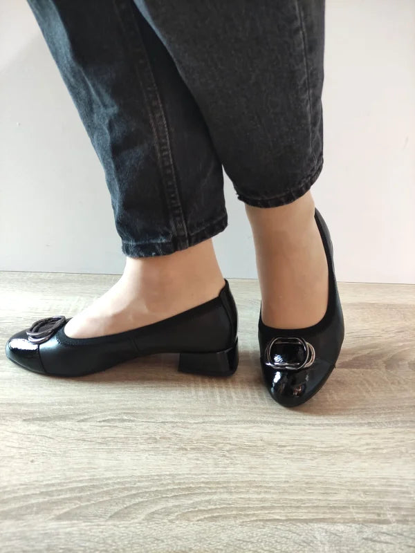 PANTOFI ELEGANTI DAMA MARCO TOZZI 22214-45 098 NEGRI LAC - imagine 3
