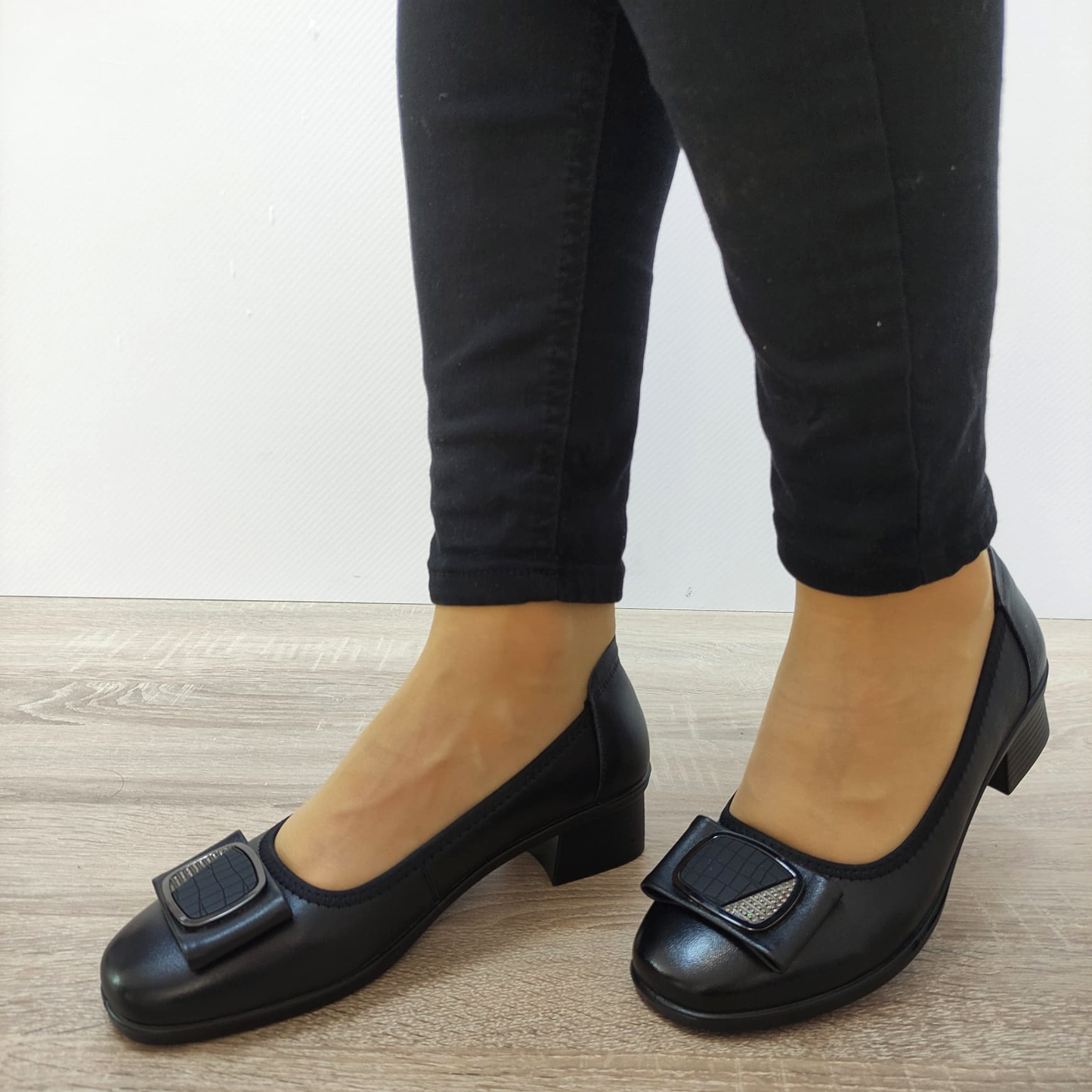 PANTOFI ELEGANTI DAMA PASS 20018A 01-N NEGRI - imagine 3