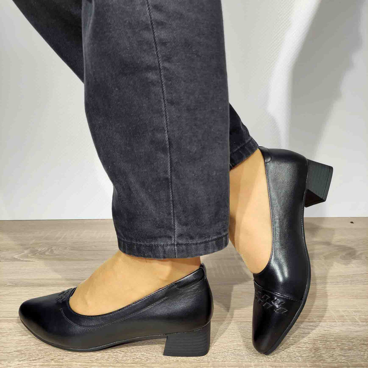 PANTOFI ELEGANTI DAMA PASS 20019A 01-N - imagine 2
