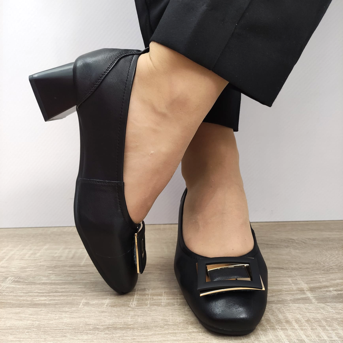 PANTOFI ELEGANTI DAMA PASS 440011A 01-N NEGRI - imagine 8
