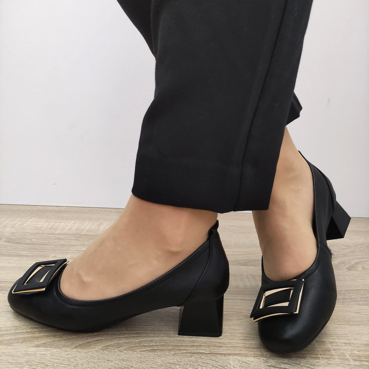 PANTOFI ELEGANTI DAMA PASS 440011A 01-N NEGRI - imagine 2