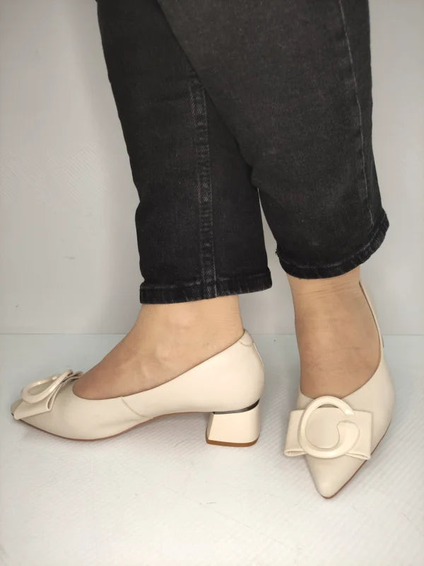 PANTOFI ELEGANTI DAMA PASS 460005B 52-N BEJ - imagine 3