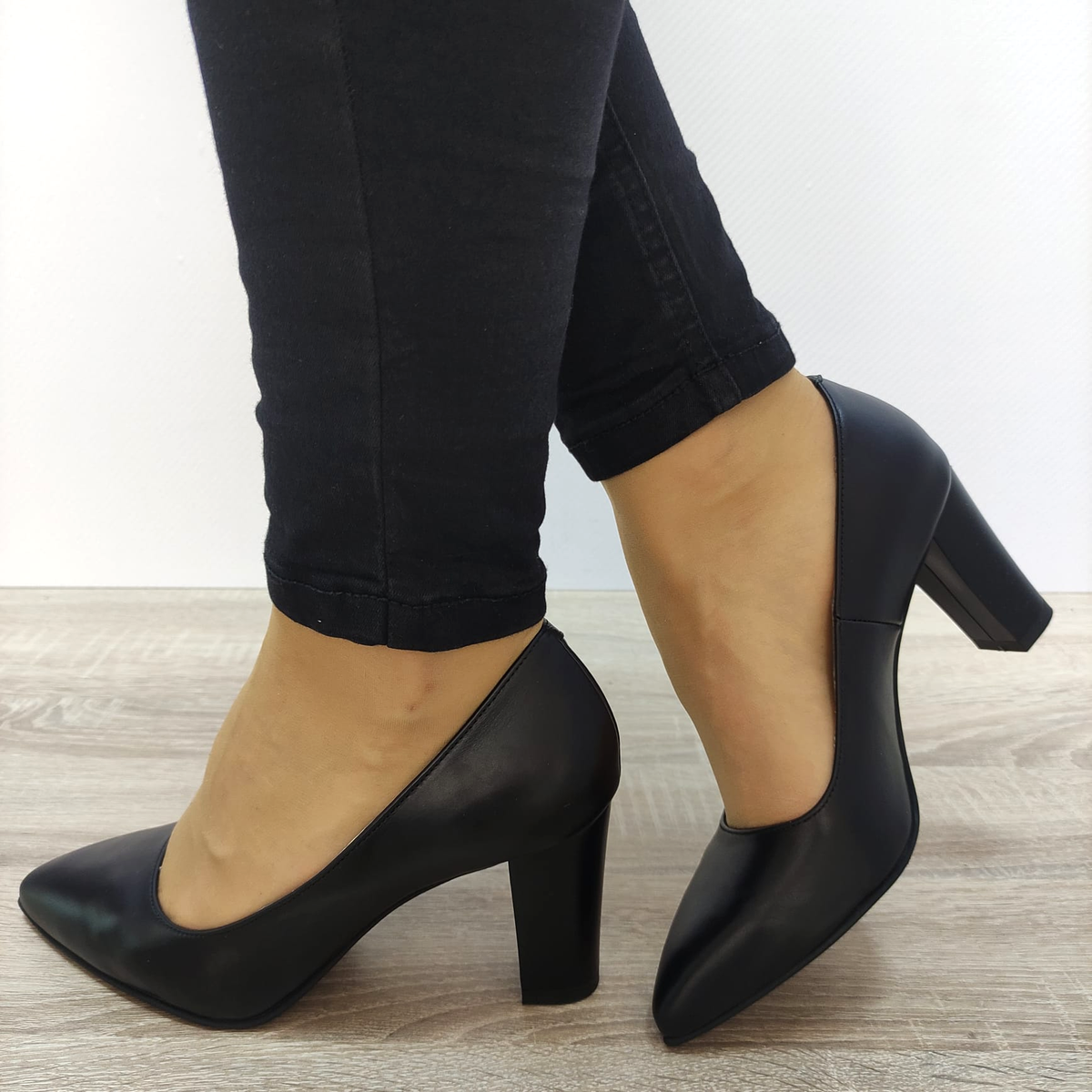 PANTOFI ELEGANTI DAMA PERLLA 471-6 NEGRI - imagine 3