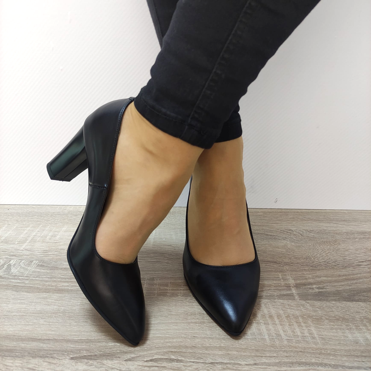 PANTOFI ELEGANTI DAMA PERLLA 471-6 NEGRI - imagine 4