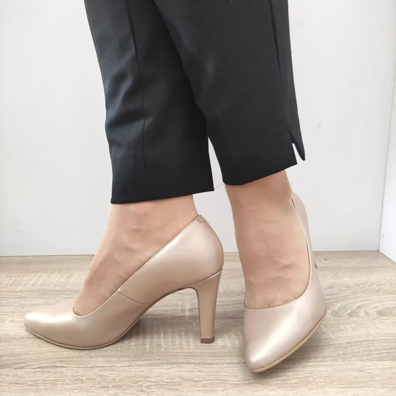 PANTOFI ELEGANTI DAMA PERLLA 5121-24 NUDE SIDEF - imagine 4